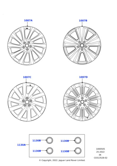 WHEEL CENTRE CAP, SILVER FINISH LandRover