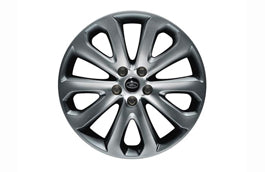 Alloy Wheel - 20" Style 5002, 5 split-spoke, Shadow Chrome LandRover