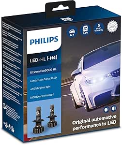 Philips Ultinon Pro9000 LED Car Headlight Bulb (Set of 2) Egy Car Parts