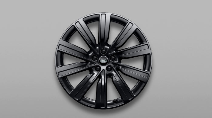 22" Alloy Wheel, Style 1073, 10-spoke, Gloss Black LandRover