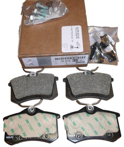 Rear Brake Pad Original For Peugeot - Citroen - DS - Compatible Many Brands