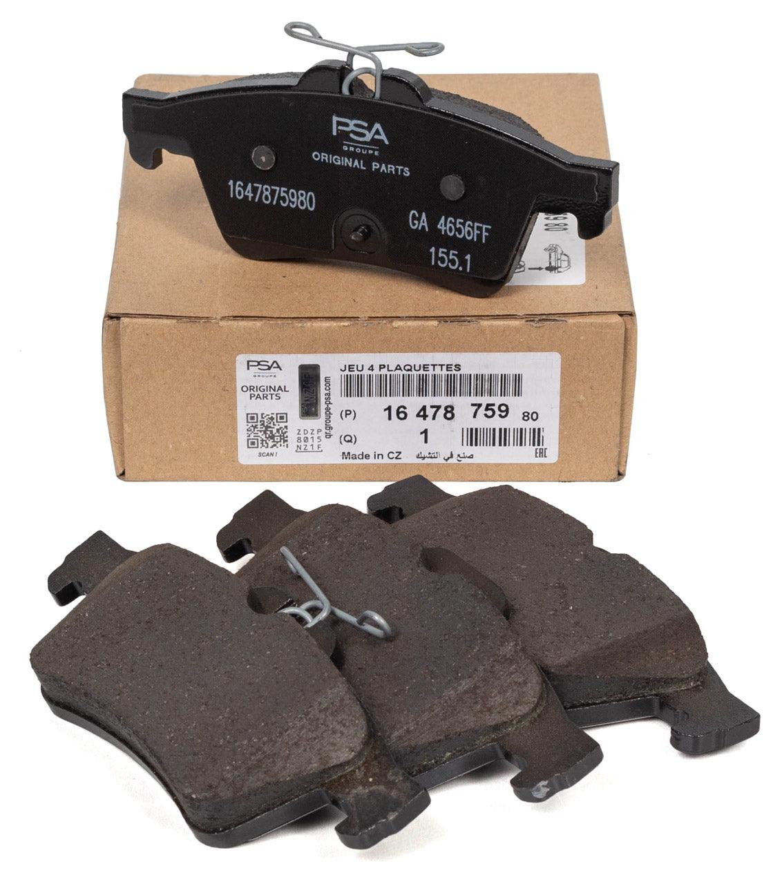Rear Brake Pads Original For Peugeot - Citroen 2010 - 2018