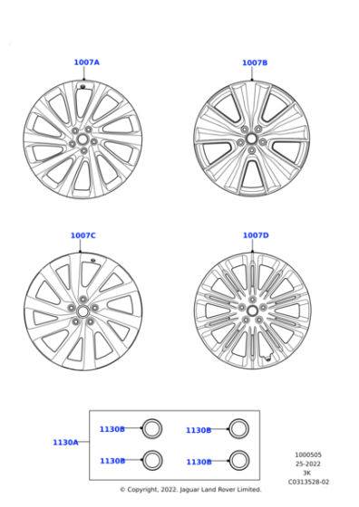 WHEEL CENTRE CAP, SILVER FINISH