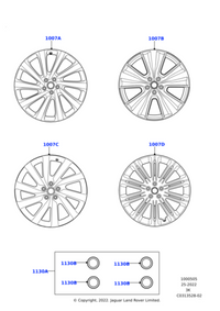 WHEEL CENTRE CAP, SILVER FINISH