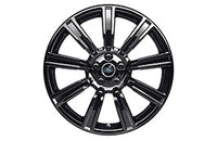 Alloy Wheel - 21" Style 9001, 9 spoke, Gloss Black (Range Rover L405)