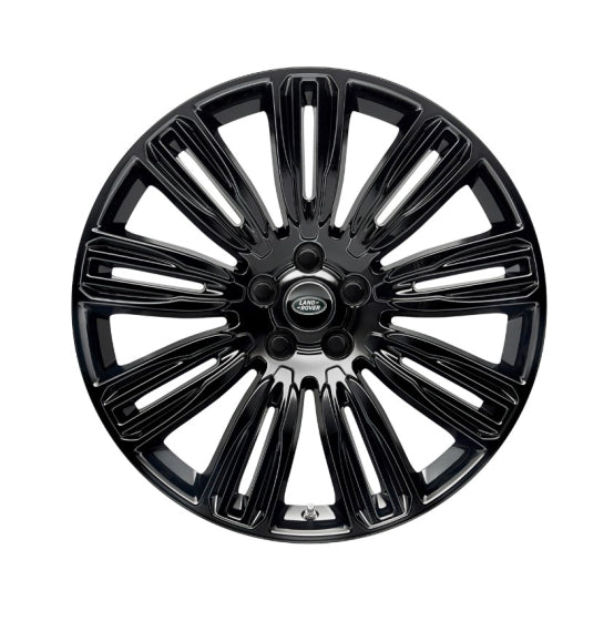 Alloy Wheel - 22" Style 9012, 9 split-spoke, Gloss Black (Range Rover Sport L494)