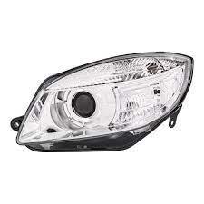 compare product Front Headlights With Lens Original For Skoda Mini Fabia
