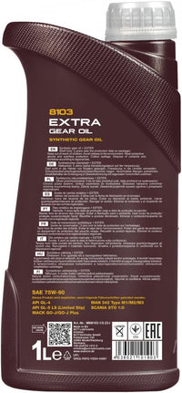 Mannol Extra Gear Oil 75W-90 - Transmission Oil (1.0L) MANNOL