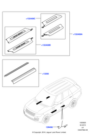 Sill Treadplates - Illuminated, Vehicle Set, LWB