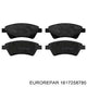 Front Brake Pad Eurorepar Renault 1623056780