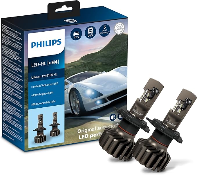 Philips Ultinon Pro9100 LED Car Headlight Bulbs (Set of 2)