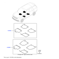 Antimicrobial Deep Sided Rubber Mats - LHD SWB 5 Seat (Range Rover L460)