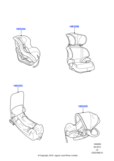 Child Seat - Group 2/3 (Range Rover L460)