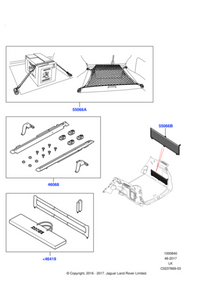 Range Rover Loadspace Retention Kit (Range Rover Sport L494)