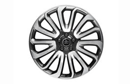 Alloy Wheel - 22" Style 7007, 7 split-spoke, Diamond Turned