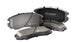 Front Brake Pads Hardex Compatible With Hyundai New Accent - Kia Rio