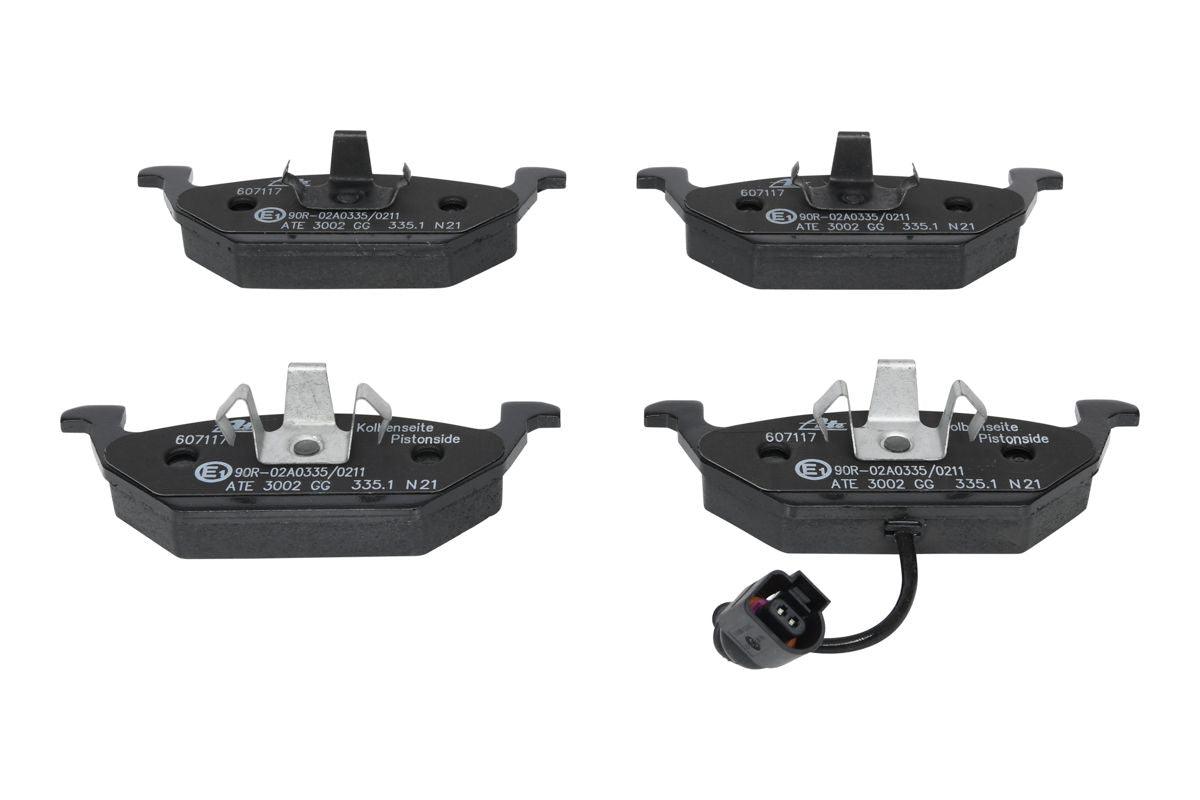 Front Brake Pads Include Warning Plug ATE Fits Seat - Skoda - VW - Audi 2000 - 2015