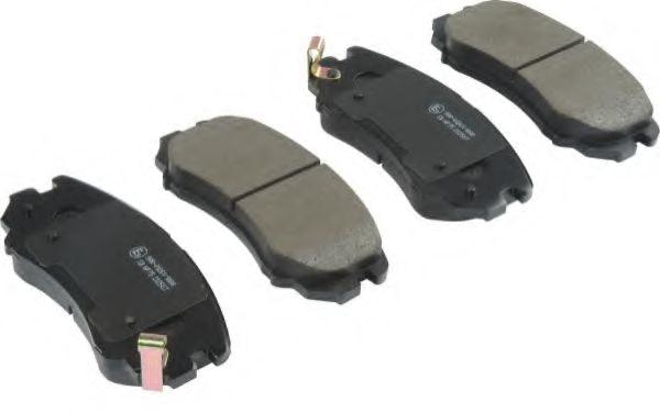 Front Brake pads Set Compatible With Hyundai Elantra 2007
