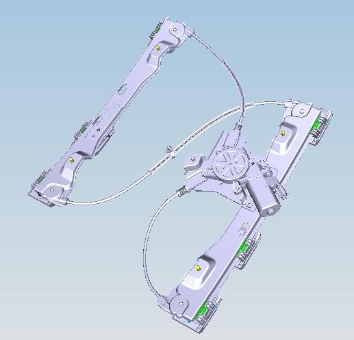 Front Left Door Glass Regulator Assembly Original For Jetour X70