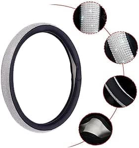 compare product Leather Steering Wheel Cover