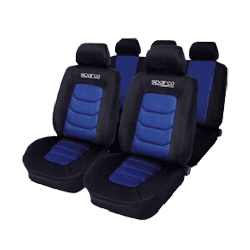 Sparco Seat Cover (blue & Black) After-Market