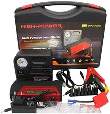 High-Power 50800mAh Portable Car Jump Starter & Air Compressor After-Market