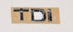 Rear TDI Logo Chrome Original For Skoda