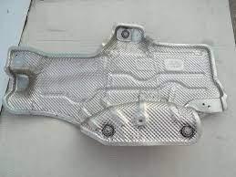 Silencer Exhaust Rear Lower Left Heat Shied Original VW Group